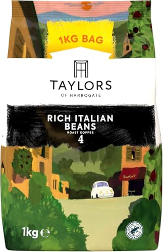 Taylors of Harrogate Rich Italian Coffee Beans, 1kg, 2-Pack