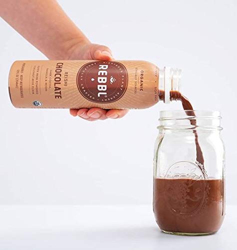 REBBL Reishi Chocolate Plant-Based Immunity Elixir, 12-Pack