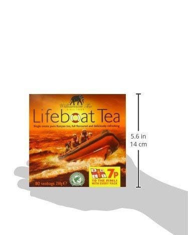 Lifeboat Black Tea, 80 Count, 8.8 oz, 12-Pack