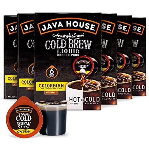 Java House Single-Serve Arabica Cold Brew Coffee Pods