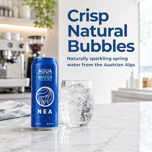 NEA Austrian Alps Sparkling Spring Water, 16.9 fl oz Can