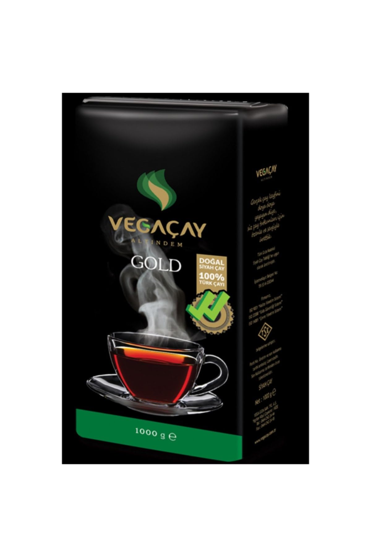 Vega Altındem Gold Premium Loose Leaf Black Tea, 12-Pack