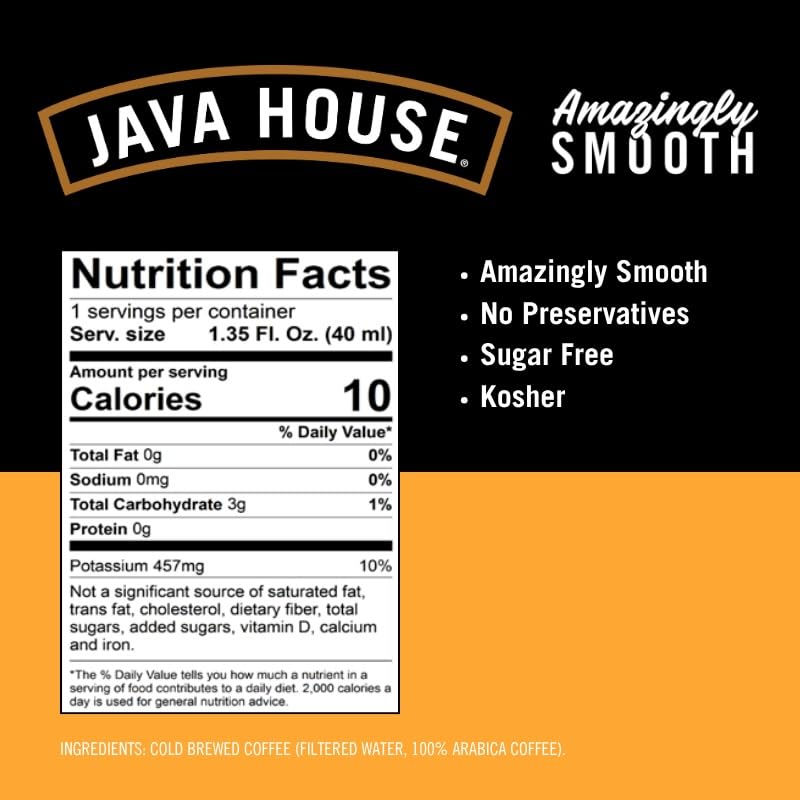 Java House Single-Serve Arabica Cold Brew Coffee Pods