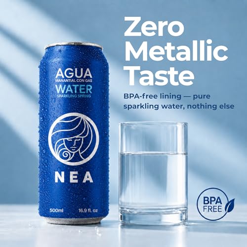 NEA Austrian Alps Sparkling Spring Water, 16.9 fl oz Can