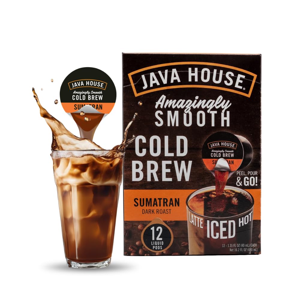 Java House Single-Serve Arabica Cold Brew Coffee Pods