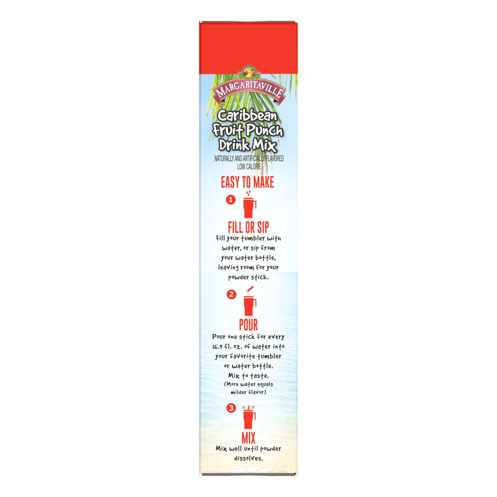 Margaritaville Caribbean Fruit Punch Drink Mix, 72 Packets