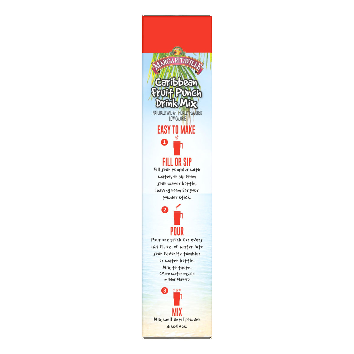Margaritaville Caribbean Fruit Punch Drink Mix, 72 Packets