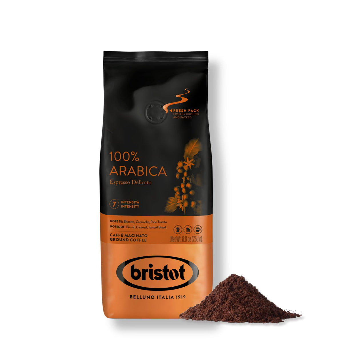 Fresh Pack Premium Ground Coffee, 250g Bag