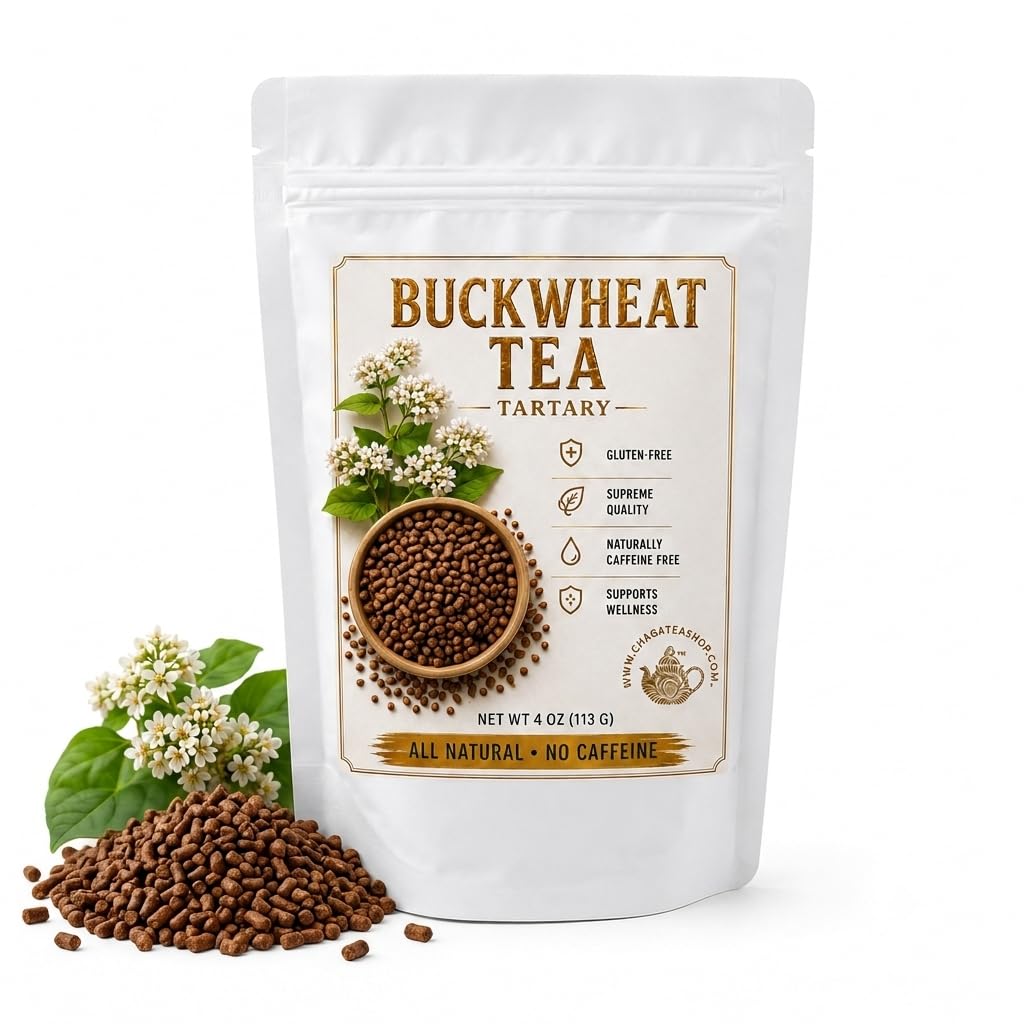 Premium Roasted Tartary Buckwheat Tea, Caffeine-Free