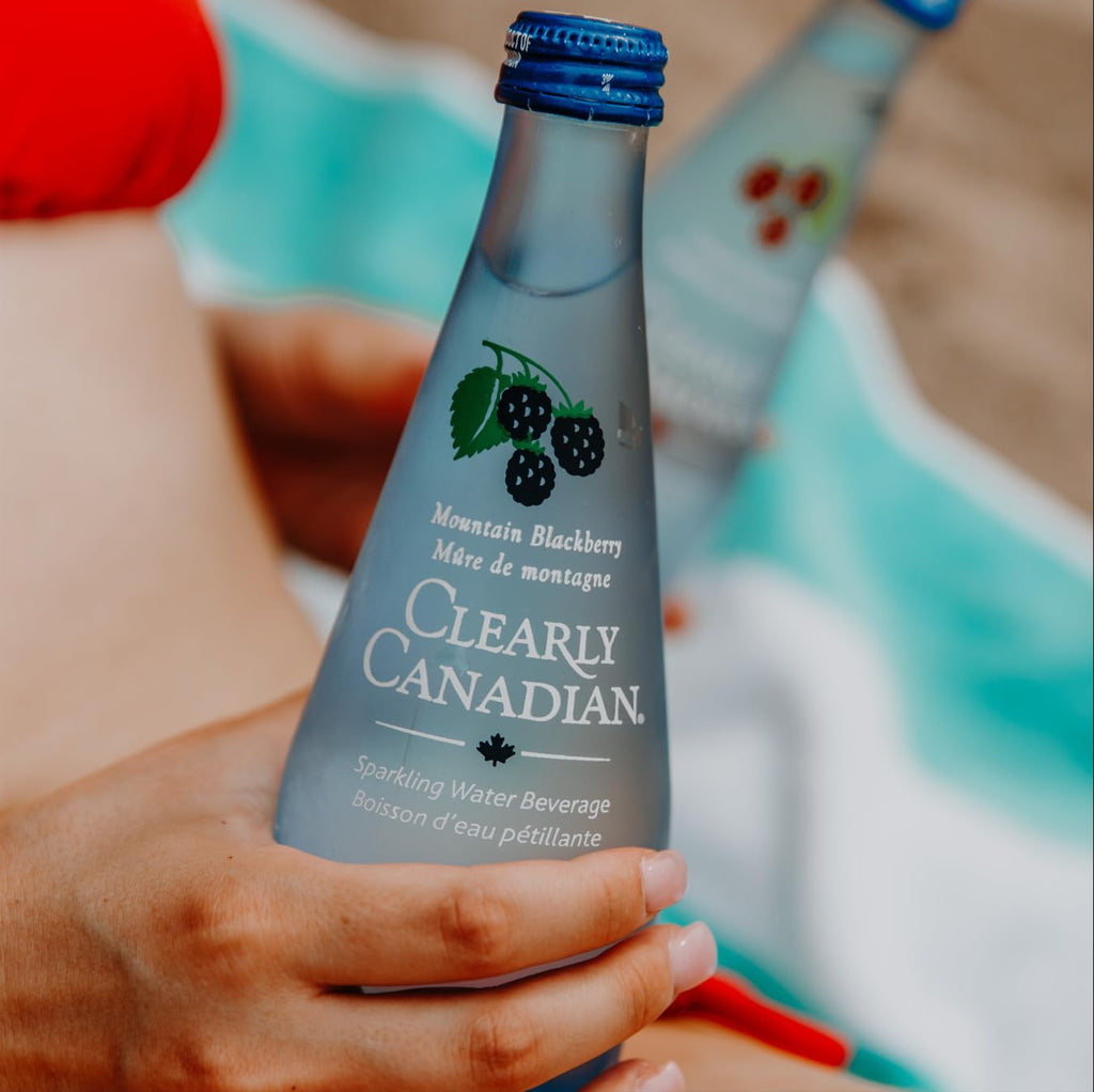 Clearly Canadian Sparkling Flavored Water, 11 oz Bottles