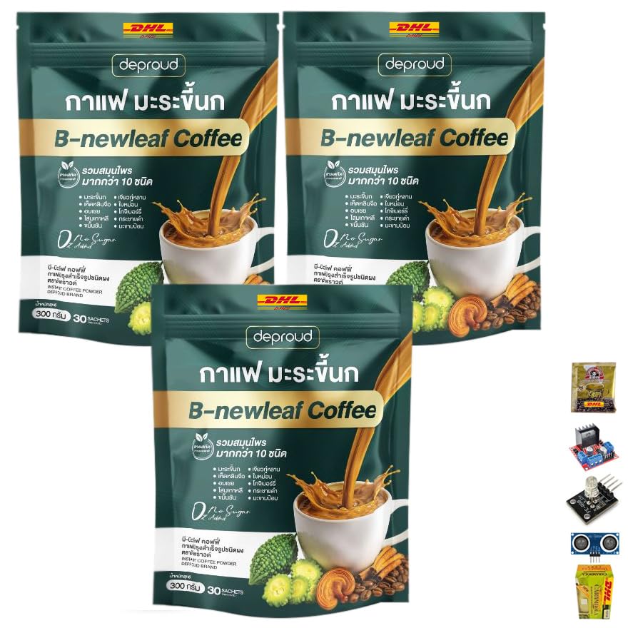 Bnewleafcoffee 13-in-1 Arabica Roasted Coffee Mix, 300g