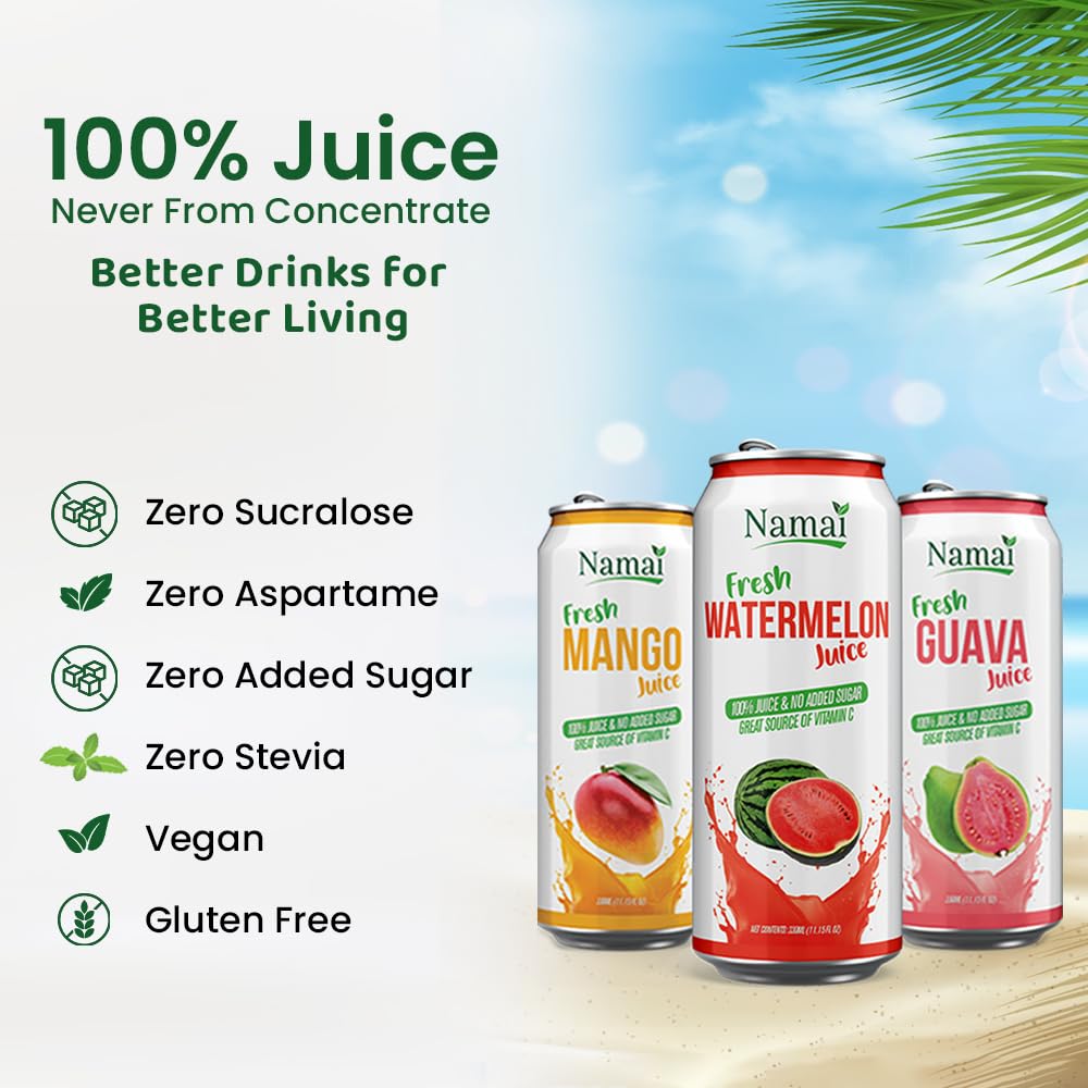 Namai 100% Fruit Juice, Pure and Refreshing Beverage