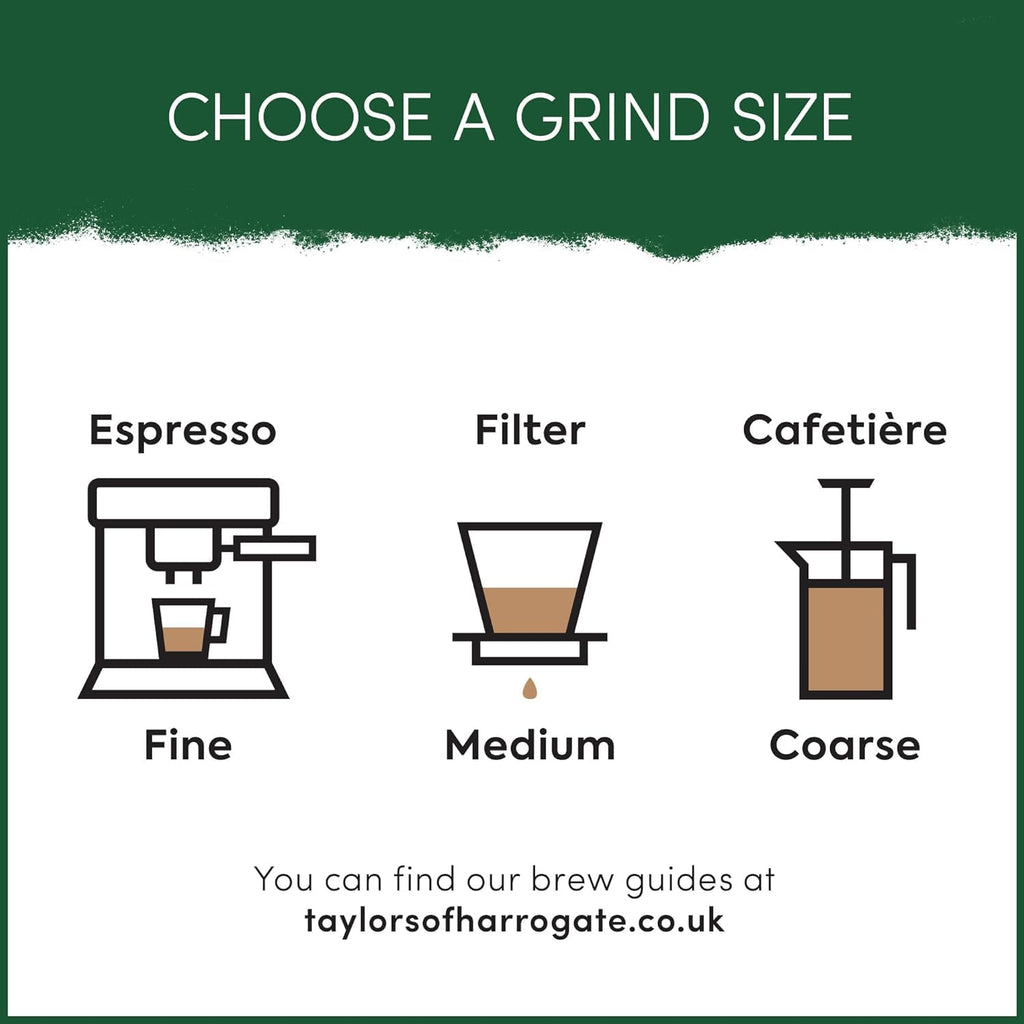 Taylors of Harrogate Rich Italian Coffee Beans, 1kg, 2-Pack