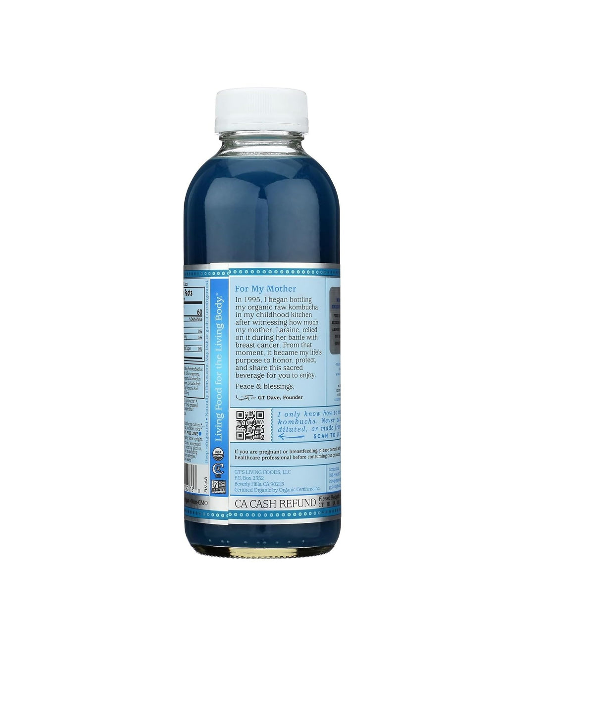 SYNERGY Sacred Life Organic Kombucha, 16 fl oz, 12-Pack