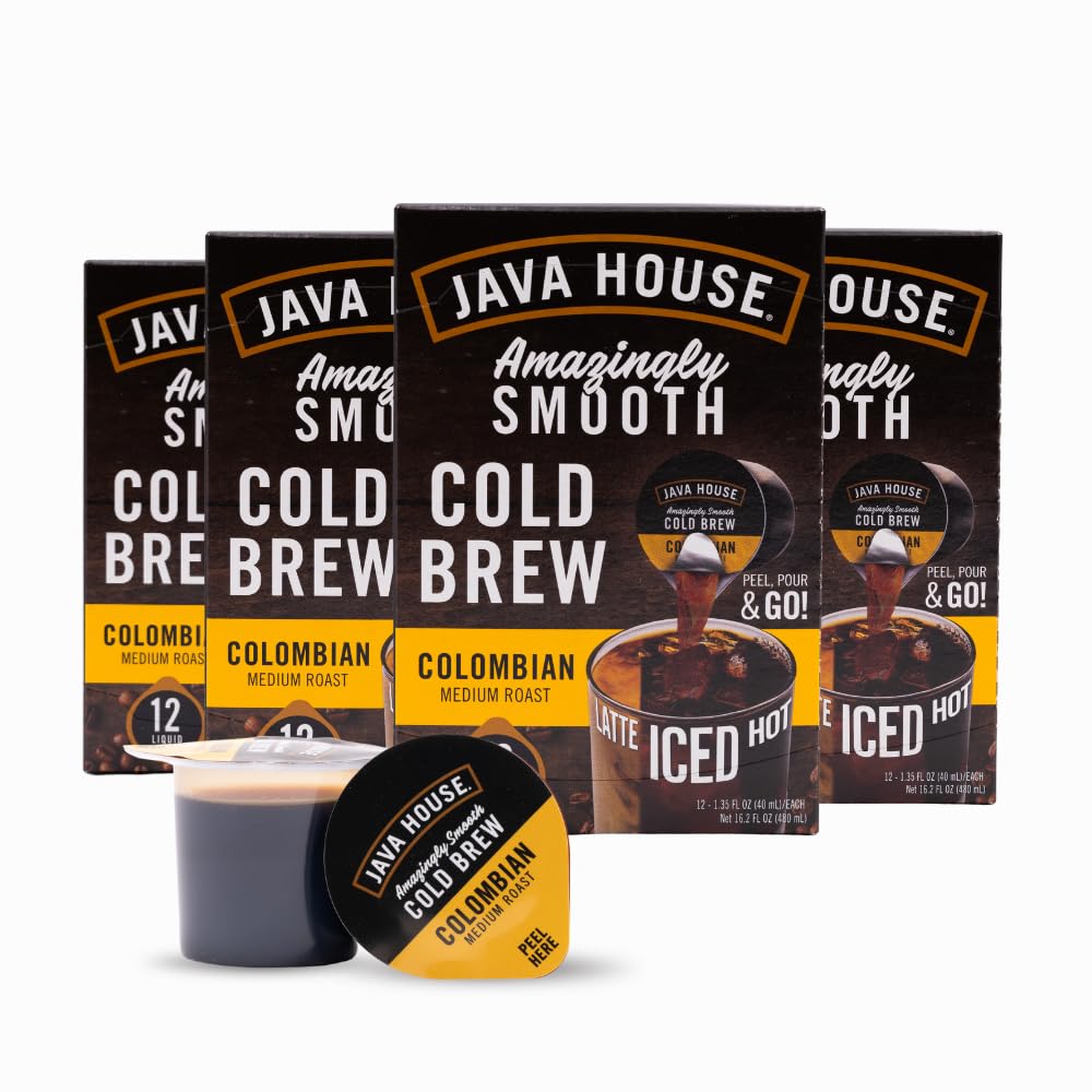 Java House Single-Serve Arabica Cold Brew Coffee Pods