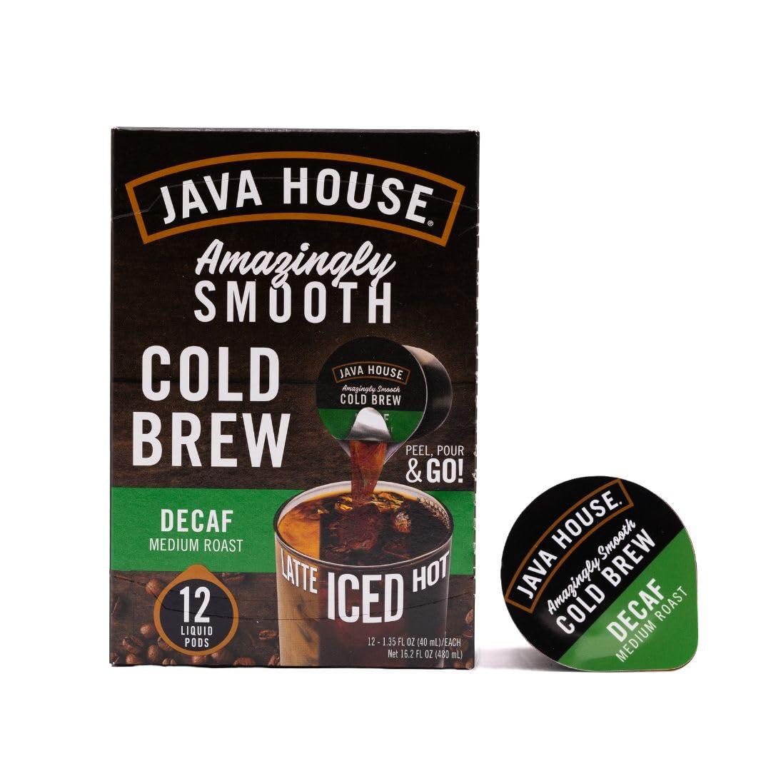 Java House Single-Serve Arabica Cold Brew Coffee Pods