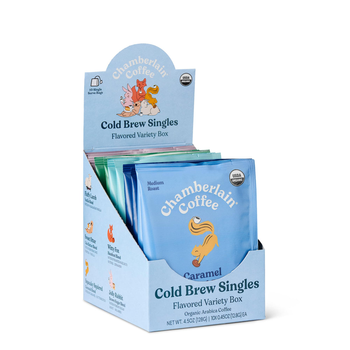Chamberlain Coffee Cold Brew Single-Serve Pouches, 10-Pack