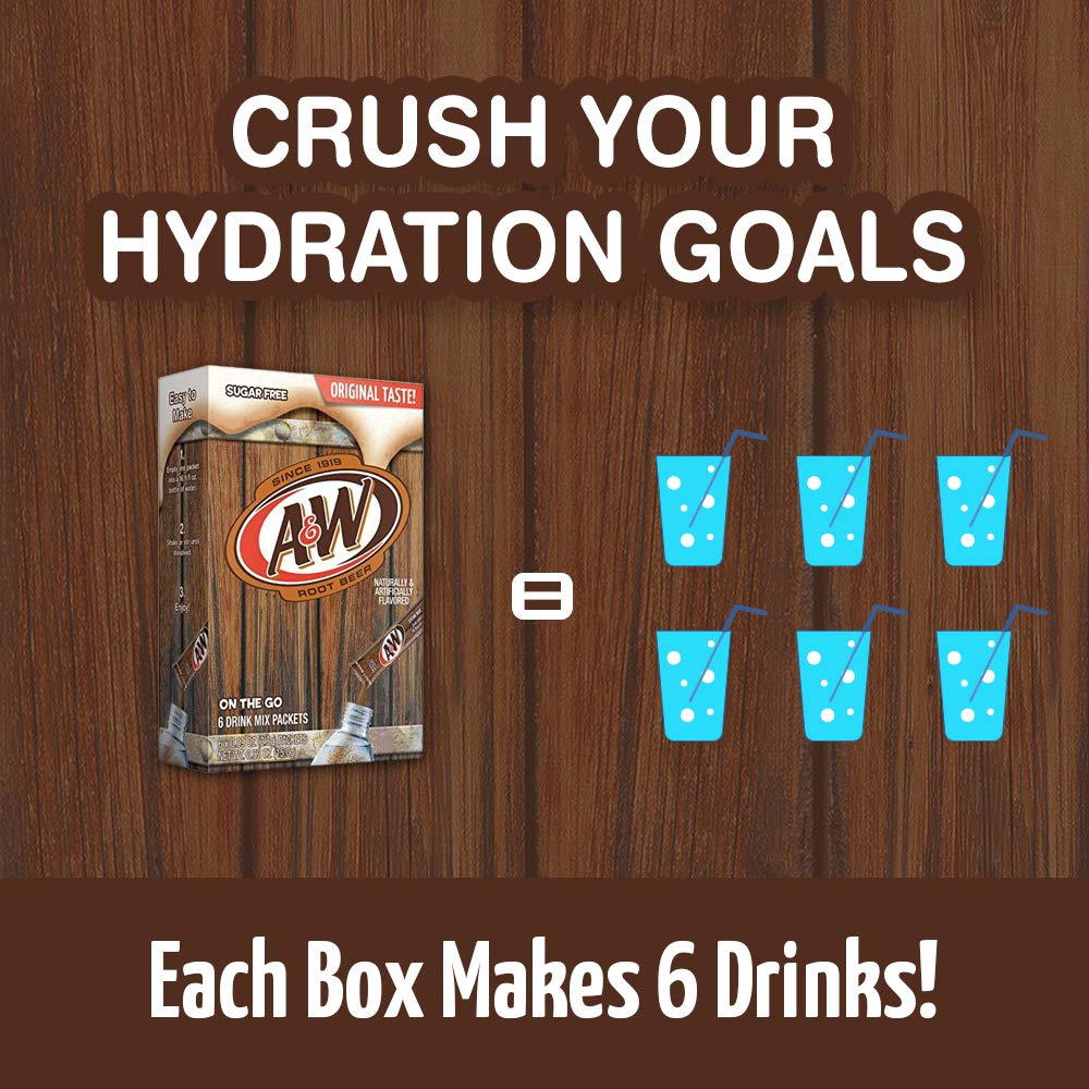 A&W Sugar-Free Powder Drink Mix, Refreshing Beverage