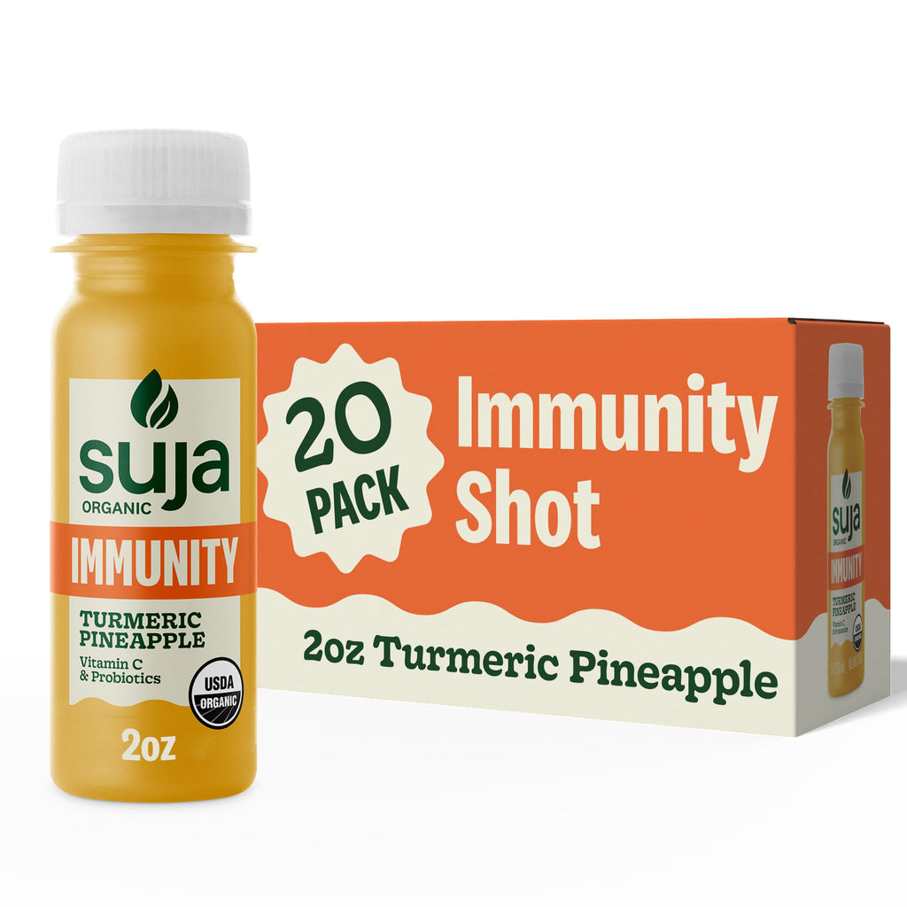 Suja Organic Functional Wellness Shots, Cold-Pressed Juice