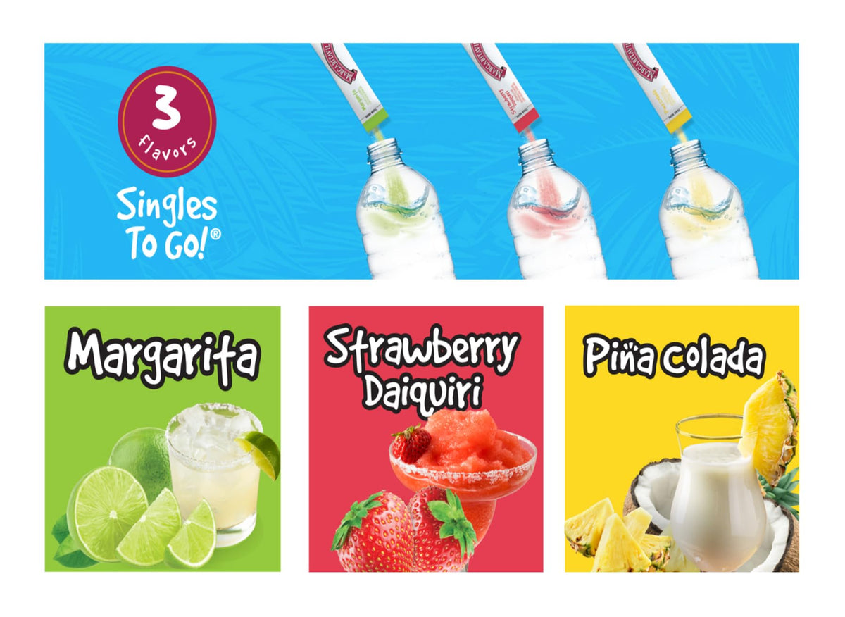 Singles To Go! Ultimate Drink Mix Variety Pack, 30 Flavors