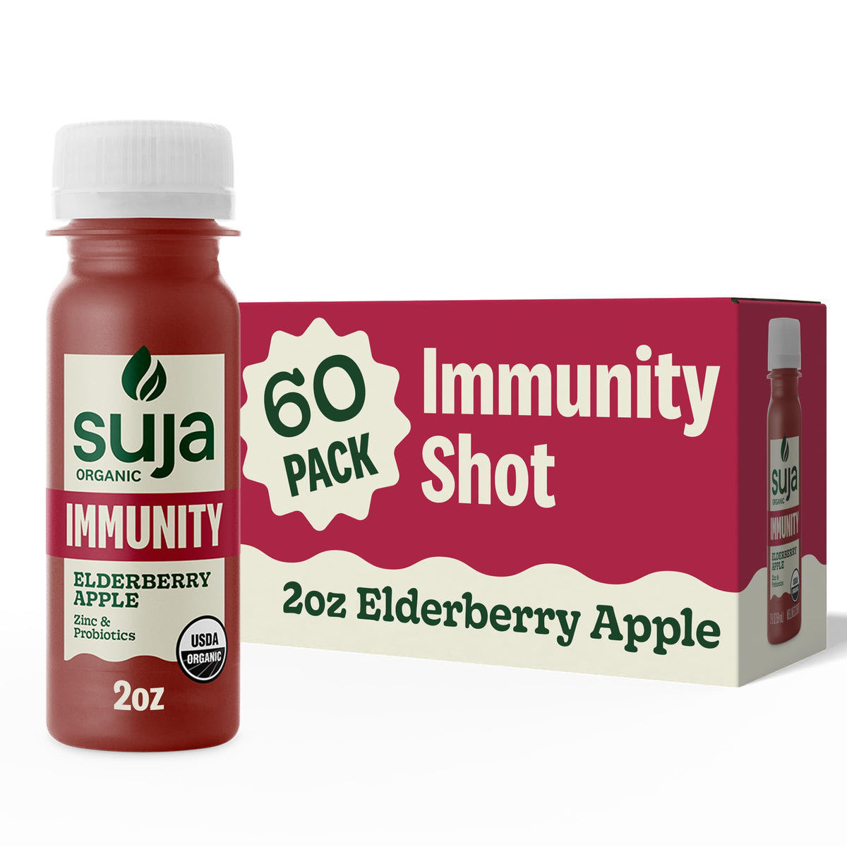 Suja Organic Functional Wellness Shots, Cold-Pressed Juice