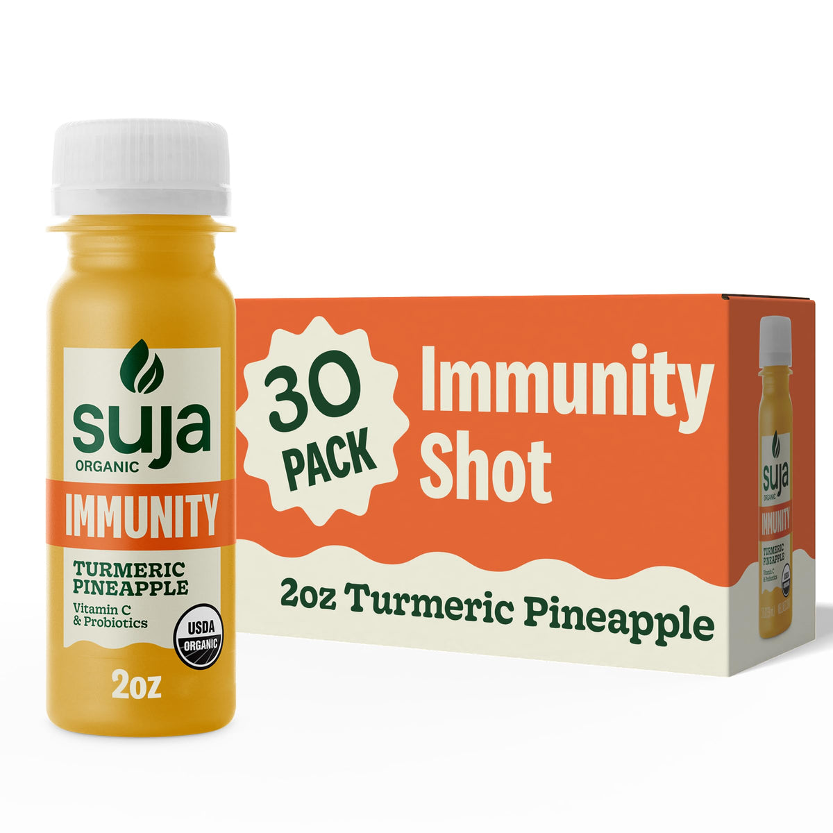 Suja Organic Functional Wellness Shots, Cold-Pressed Juice