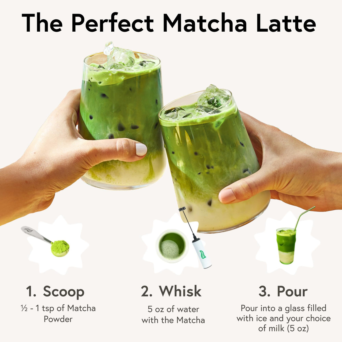 Matcha Bar Ceremonial Grade Japanese Matcha Powder, Zero Sugar