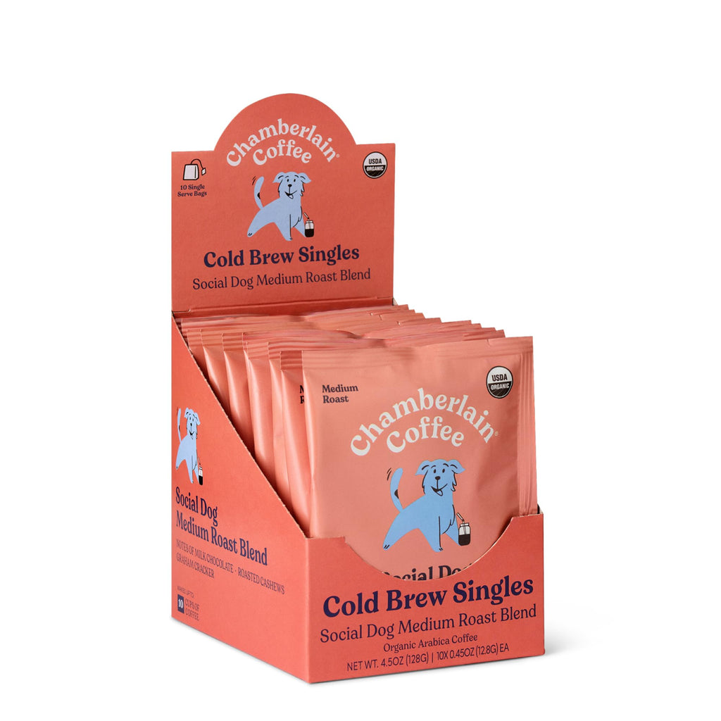 Chamberlain Coffee Cold Brew Single-Serve Pouches, 10-Pack