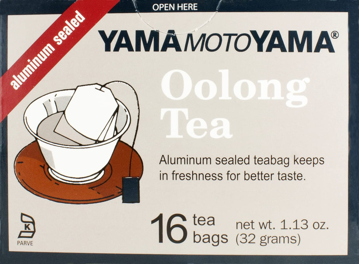 Yamamotoyama Oolong Tea Bags, 16 Count, 6-Pack