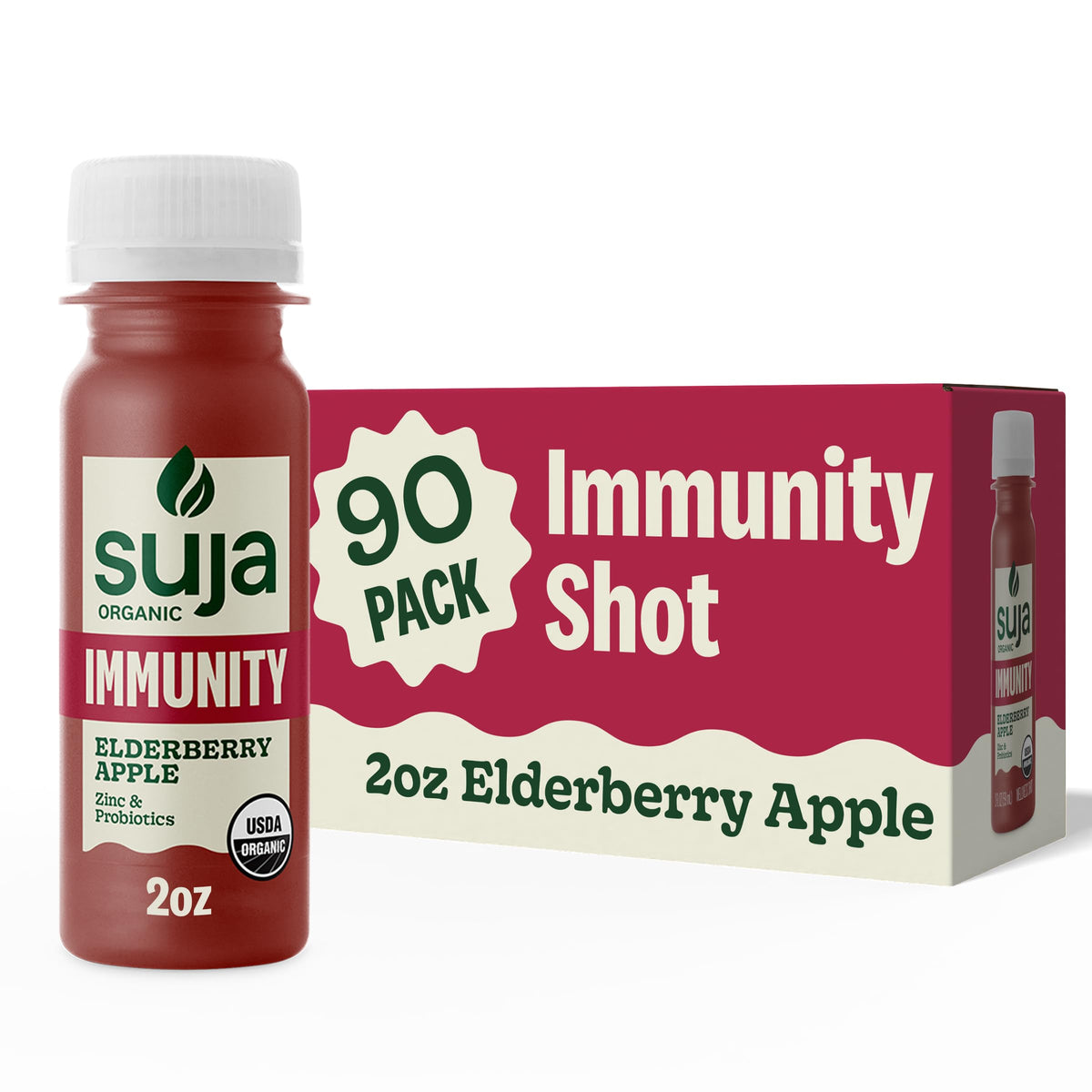 Suja Organic Functional Wellness Shots, Cold-Pressed Juice