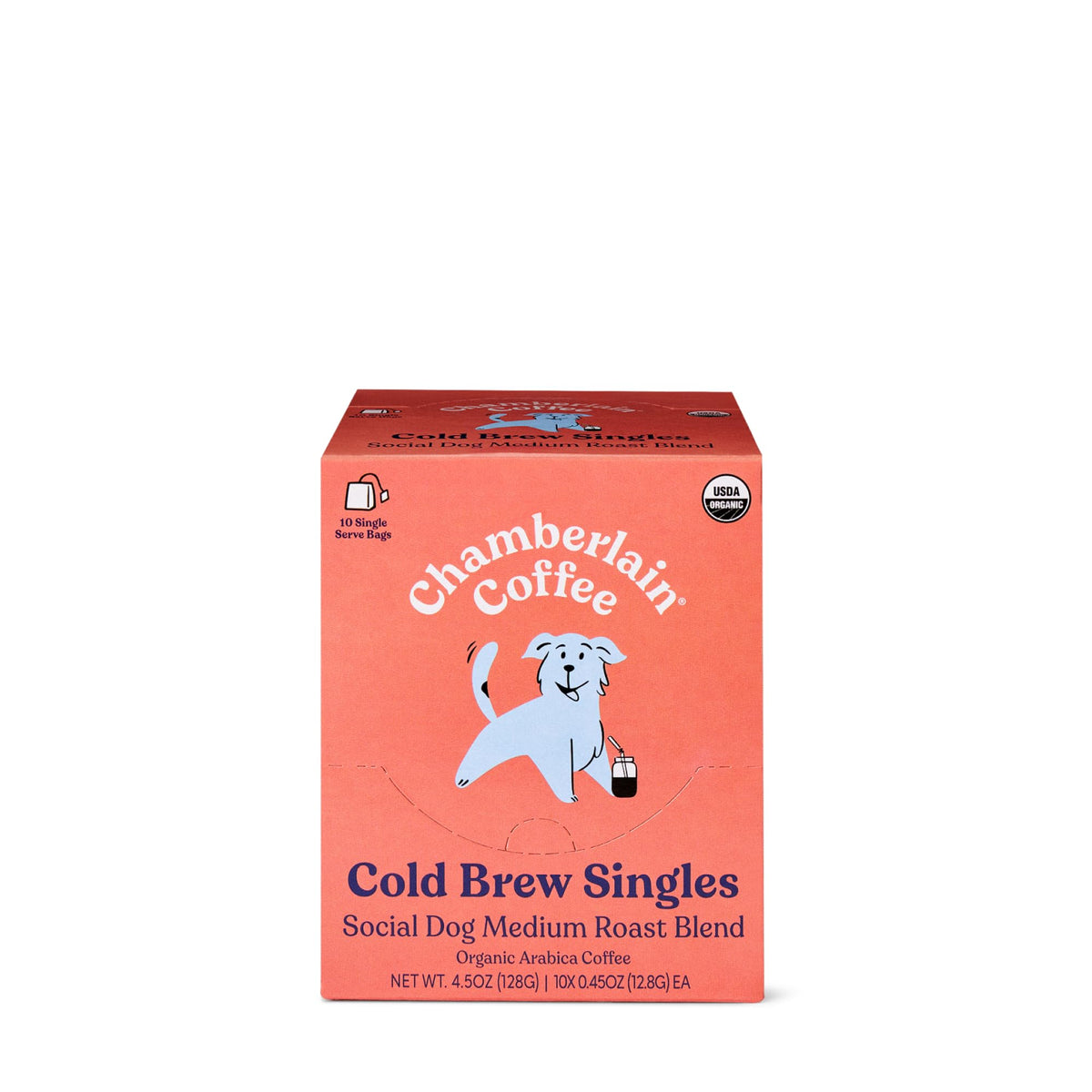 Chamberlain Coffee Cold Brew Single-Serve Pouches, 10-Pack