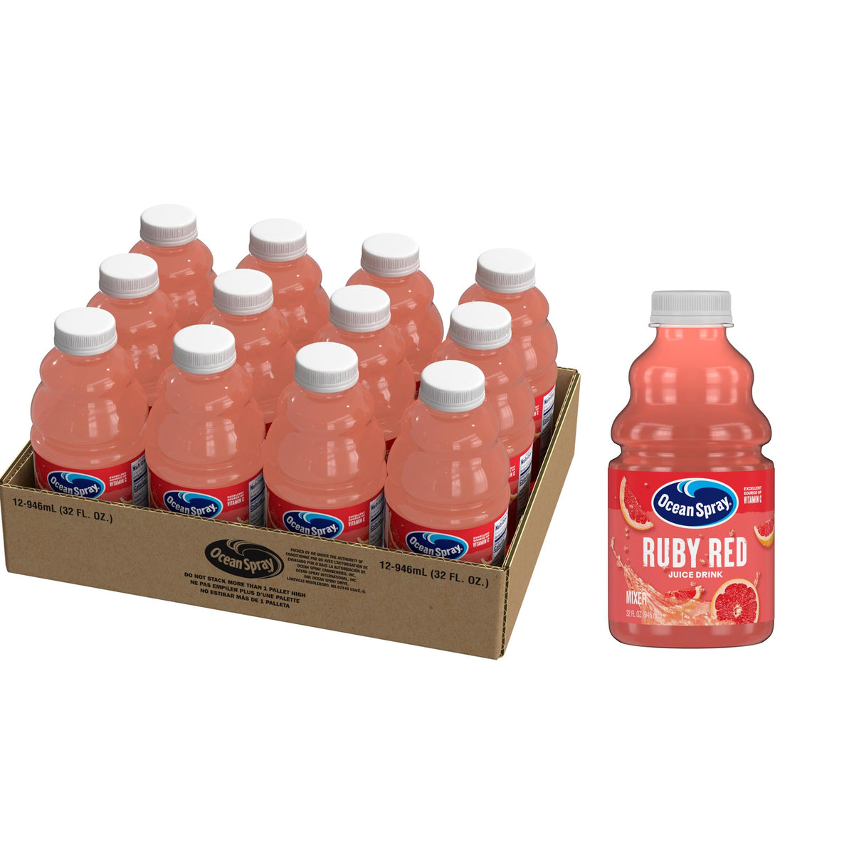 Ocean Spray Fruit Juice Drink, Refreshing Bottled Beverage