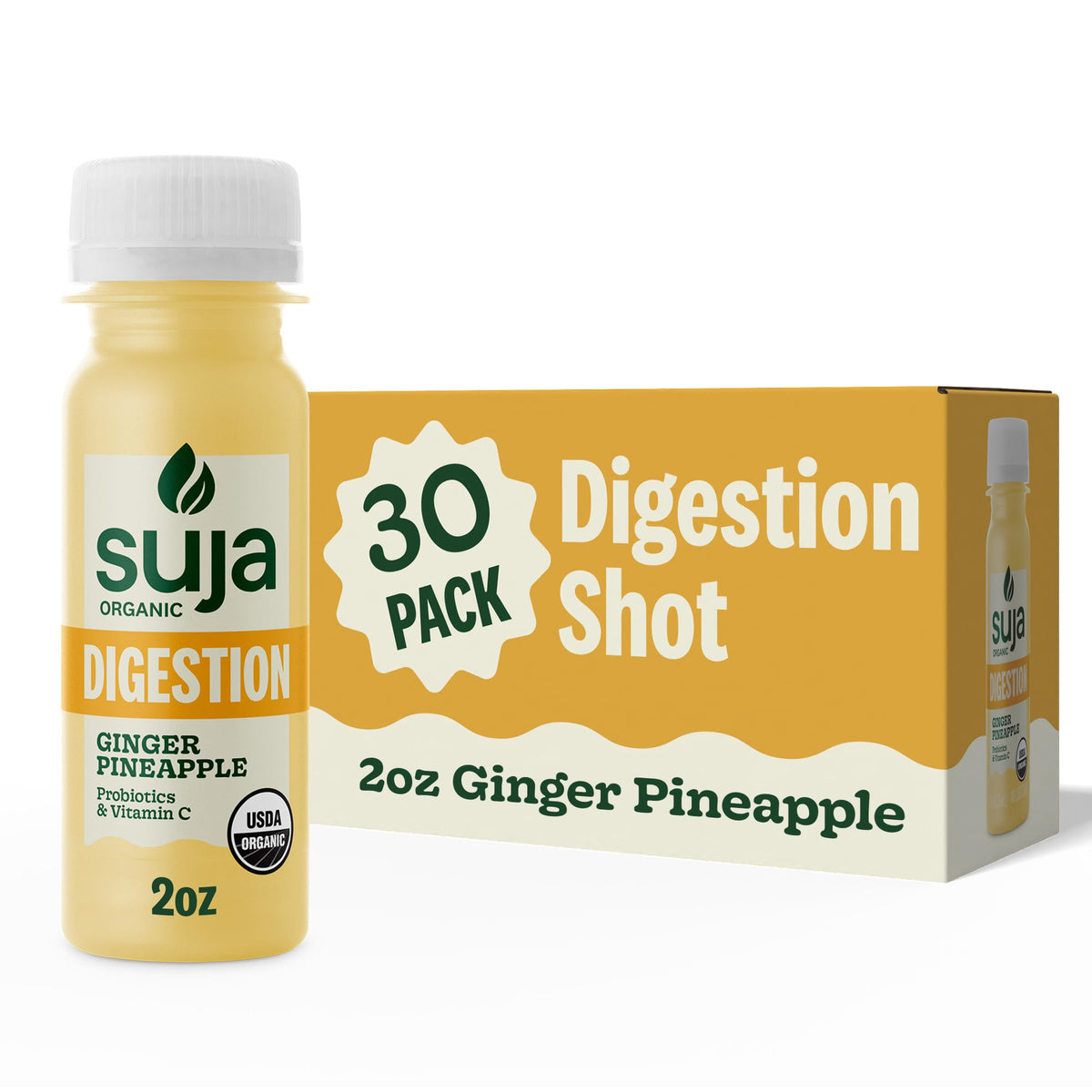 Suja Organic Functional Wellness Shots, Cold-Pressed Juice