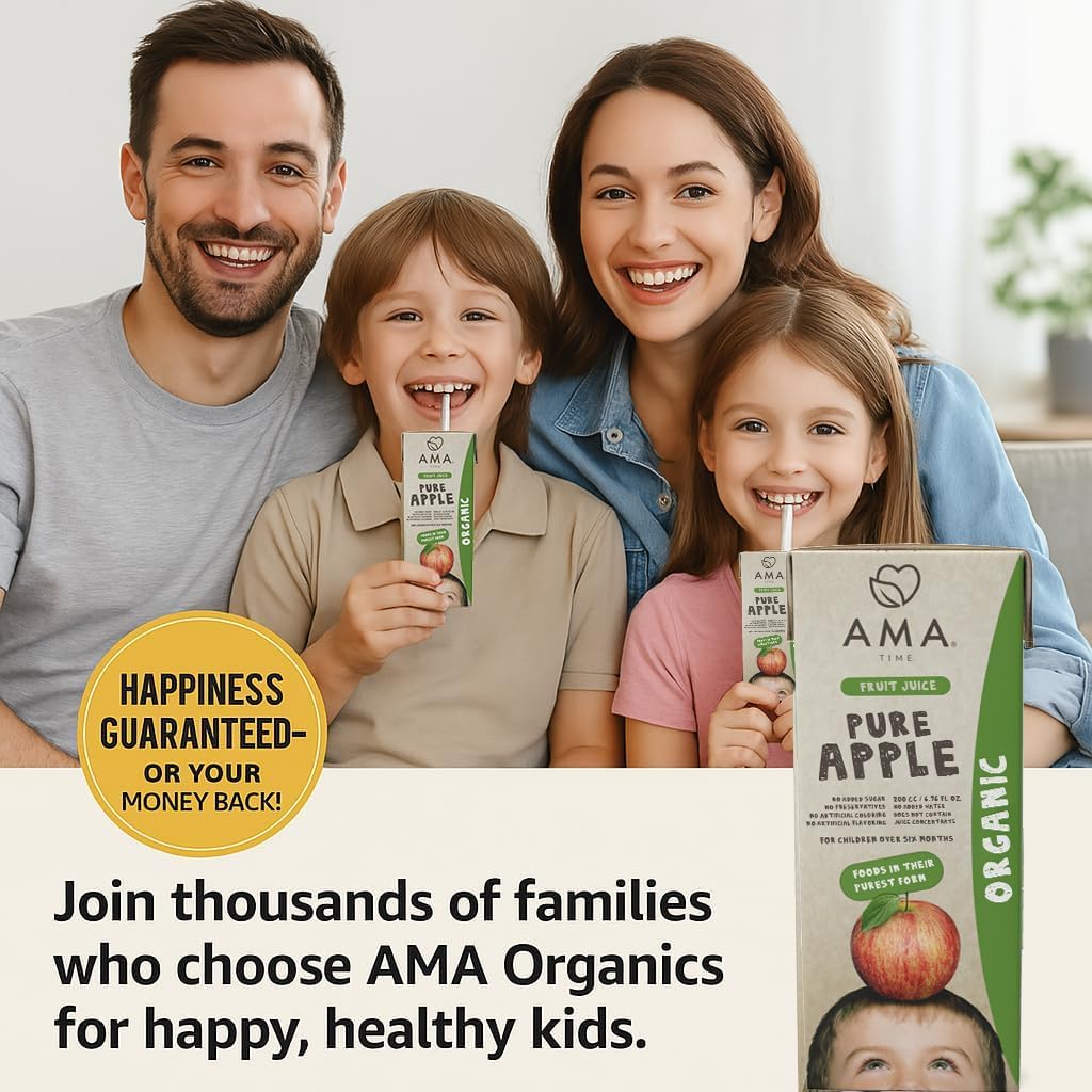 AMA Organics Juice Boxes, 6.76 fl oz, 24-Pack