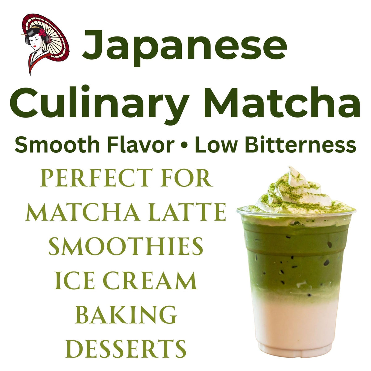 Japanese Culinary Matcha Powder from Yame, Japan, 1kg–20kg