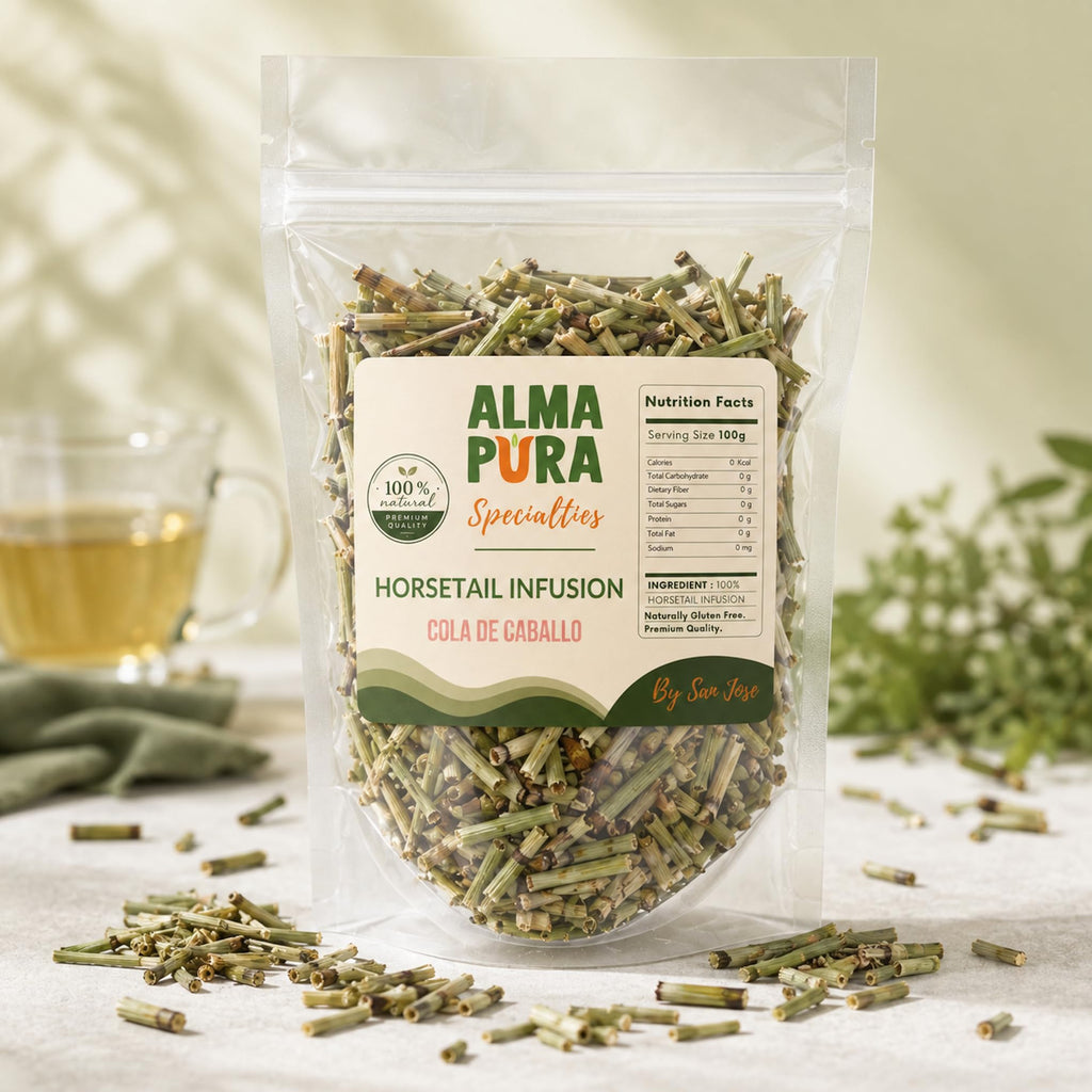 Alma Pura Premium Horsetail Herbal Tea, Caffeine-Free