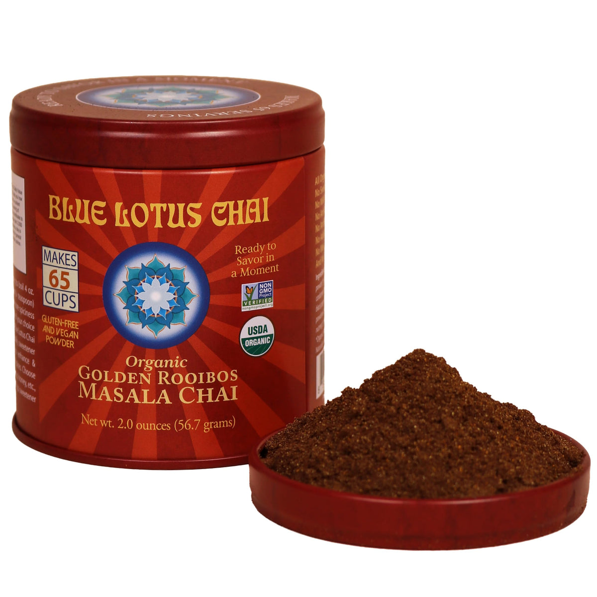 Blue Lotus Golden Masala Chai Tea Blend, Spiced Mix