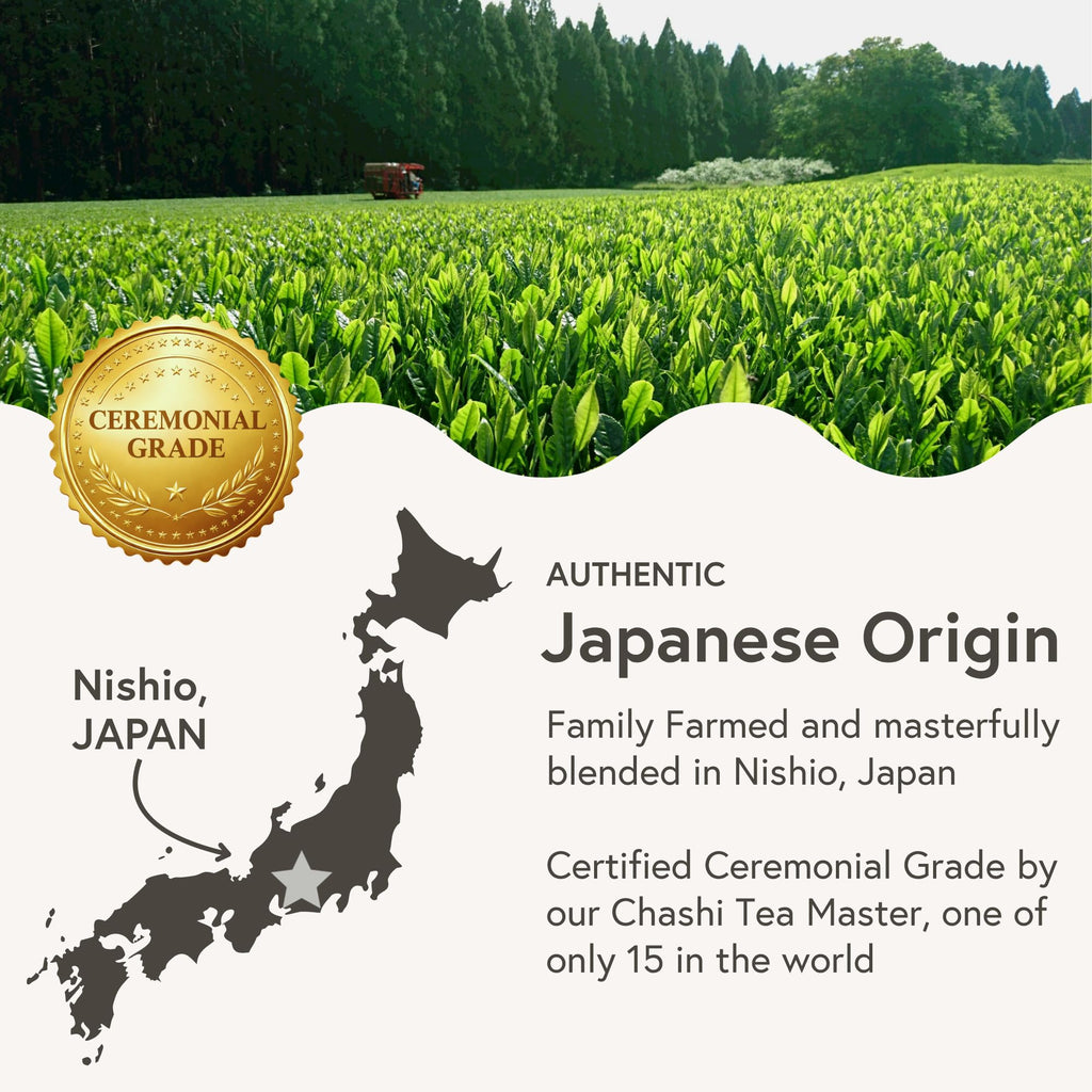 Matcha Bar Ceremonial Grade Japanese Matcha Powder, Zero Sugar