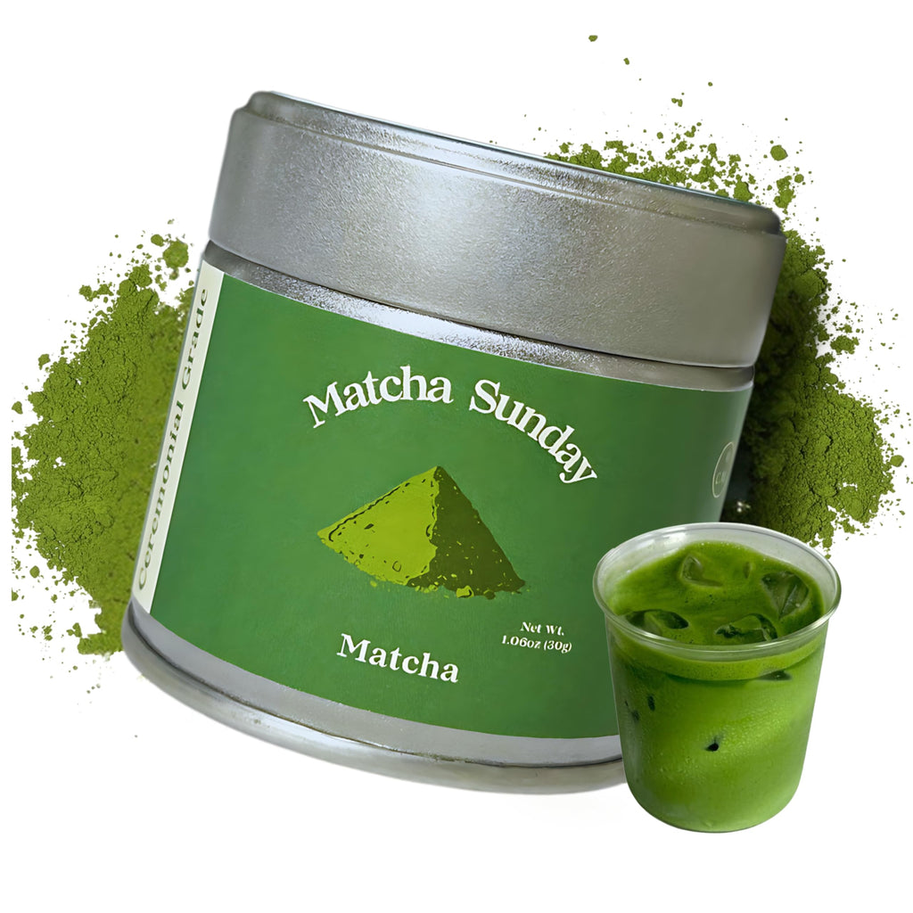 Matcha Sunday Ceremonial Grade Matcha Powder, 50g