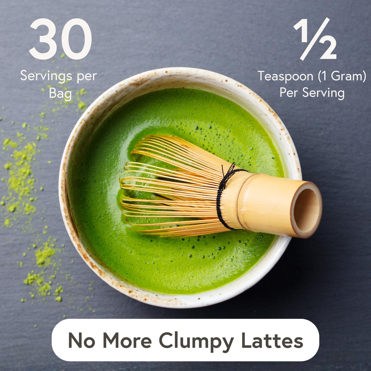 Matcha Bar Ceremonial Grade Japanese Matcha Powder, Zero Sugar