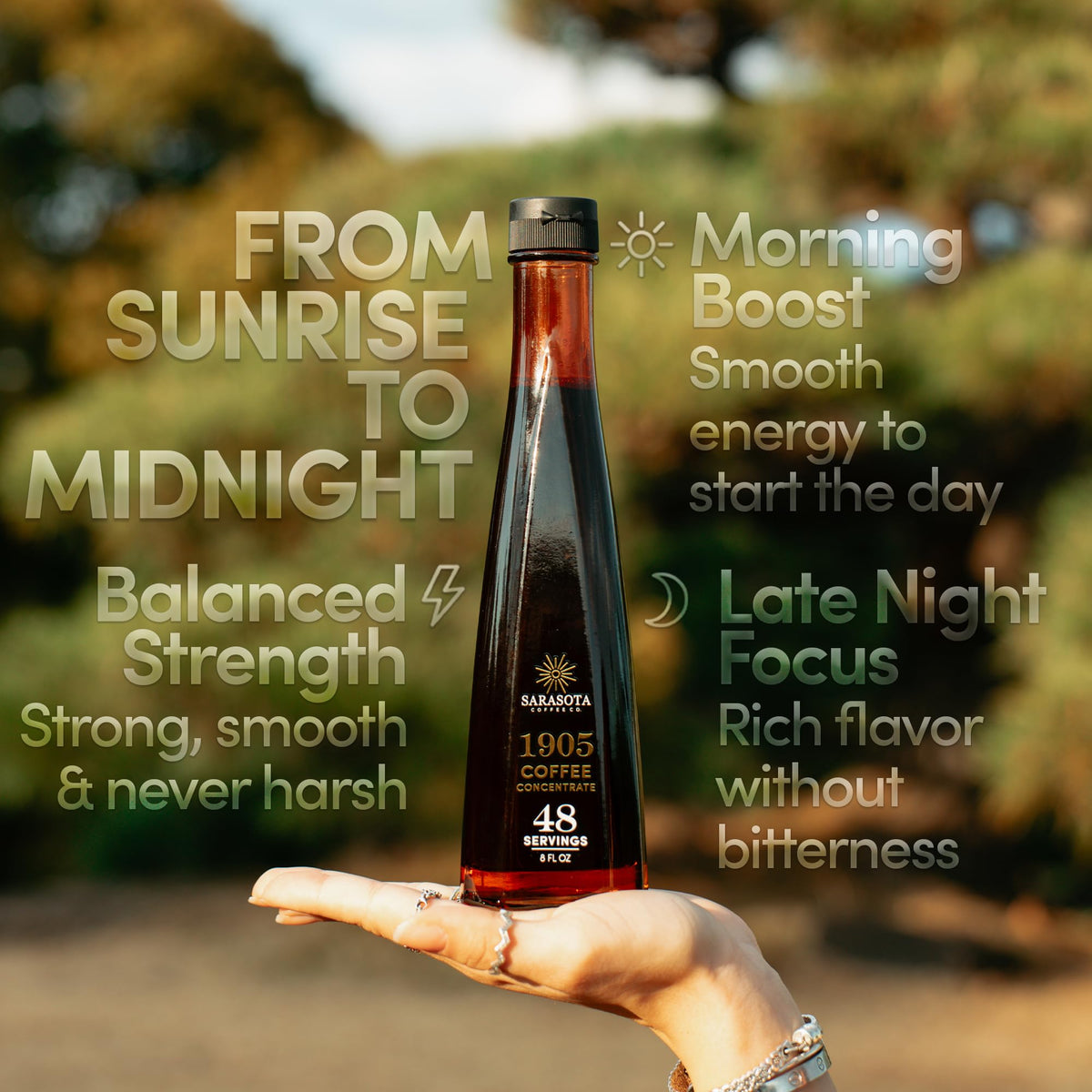 1905 Gourmet Cold Brew Coffee Concentrate, 48 Servings
