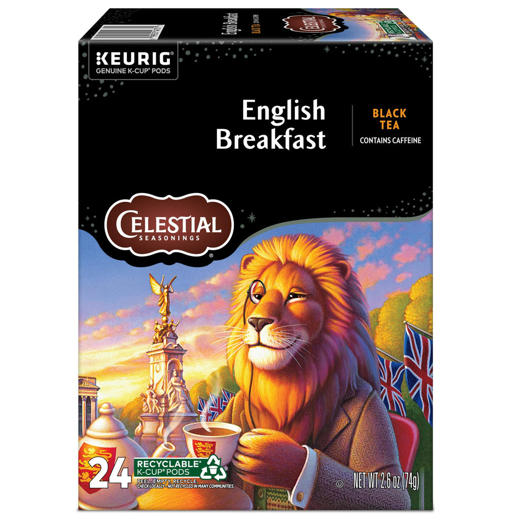 Celestial Seasonings English Breakfast Tea K-Cup Pods, 96 Count