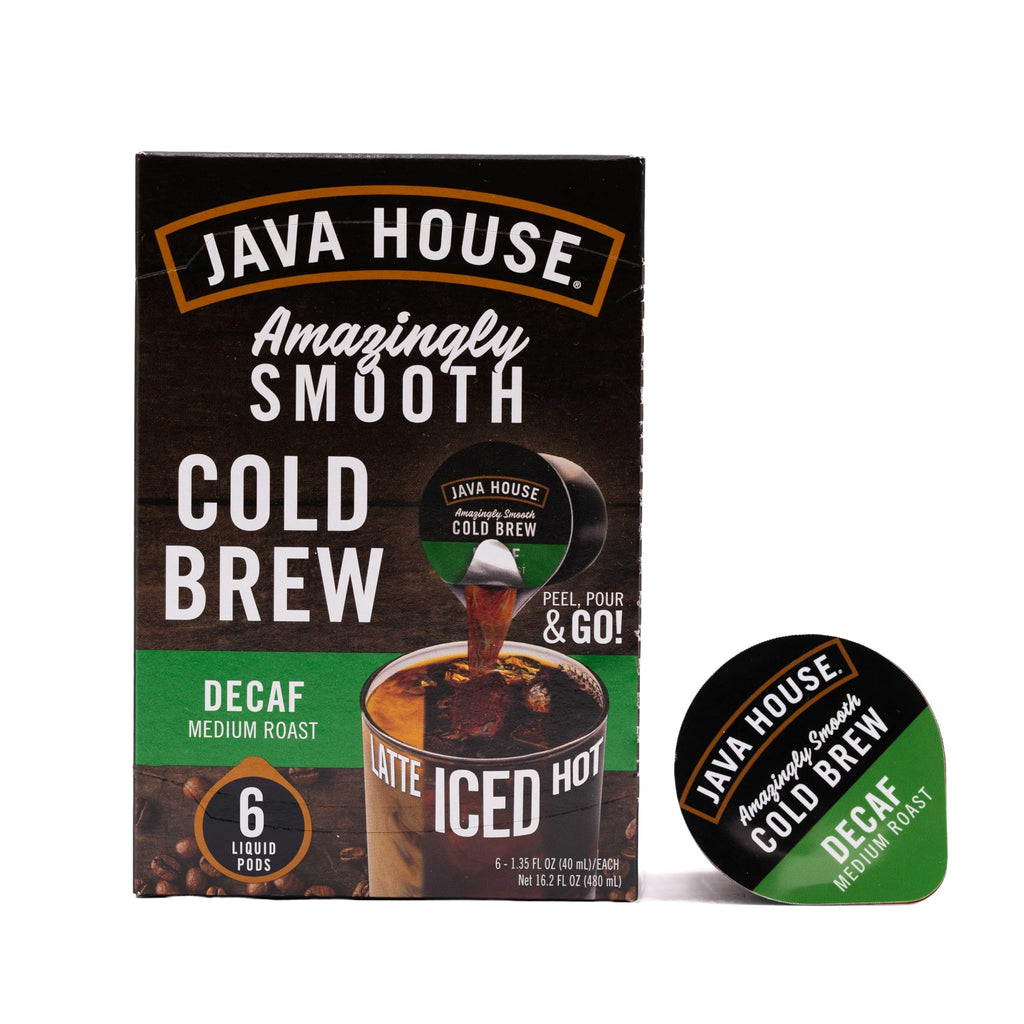 Java House Single-Serve Arabica Cold Brew Coffee Pods