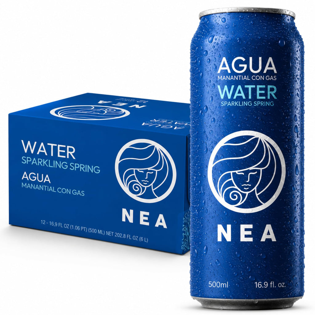 NEA Austrian Alps Sparkling Spring Water, 16.9 fl oz Can