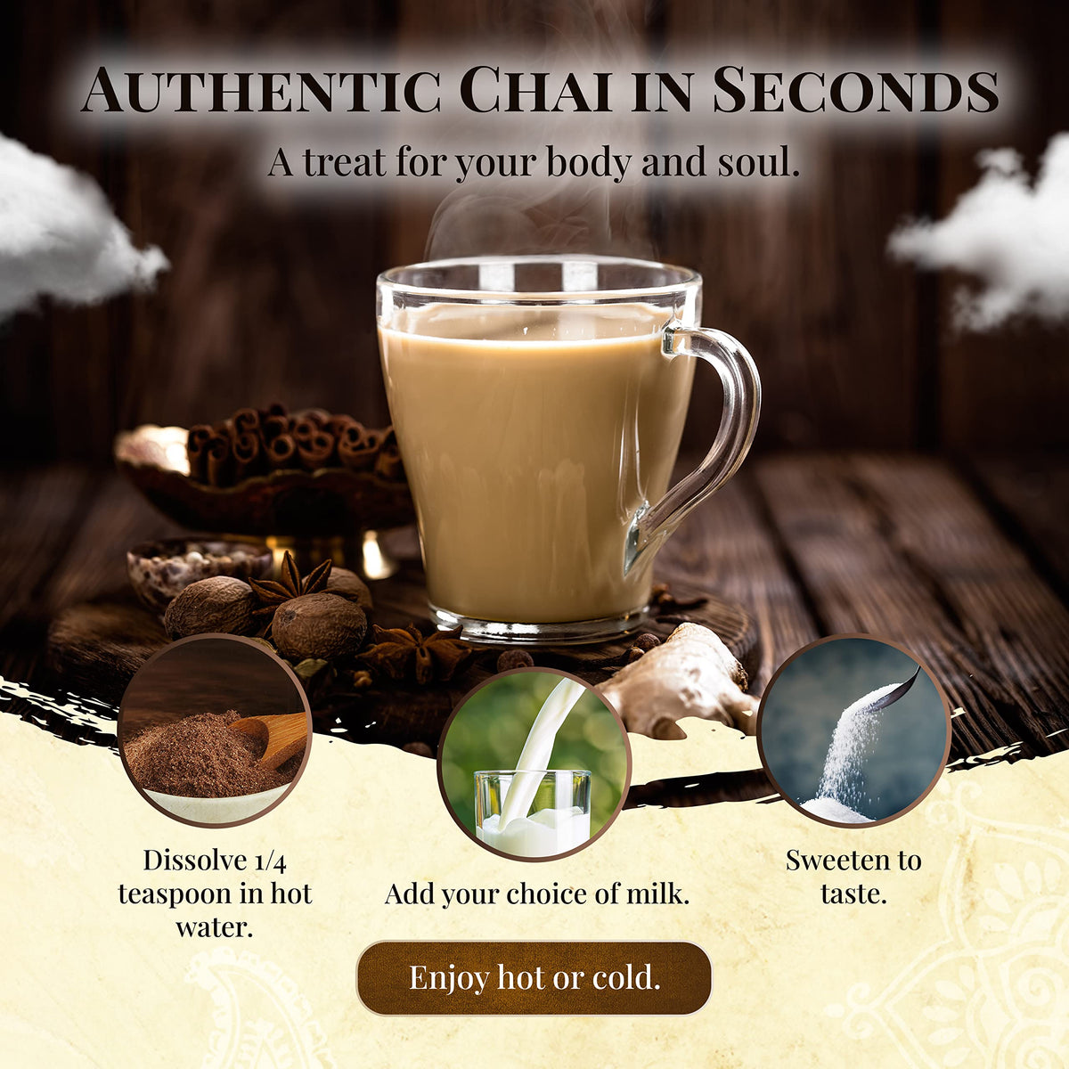 Blue Lotus Golden Masala Chai Tea Blend, Spiced Mix
