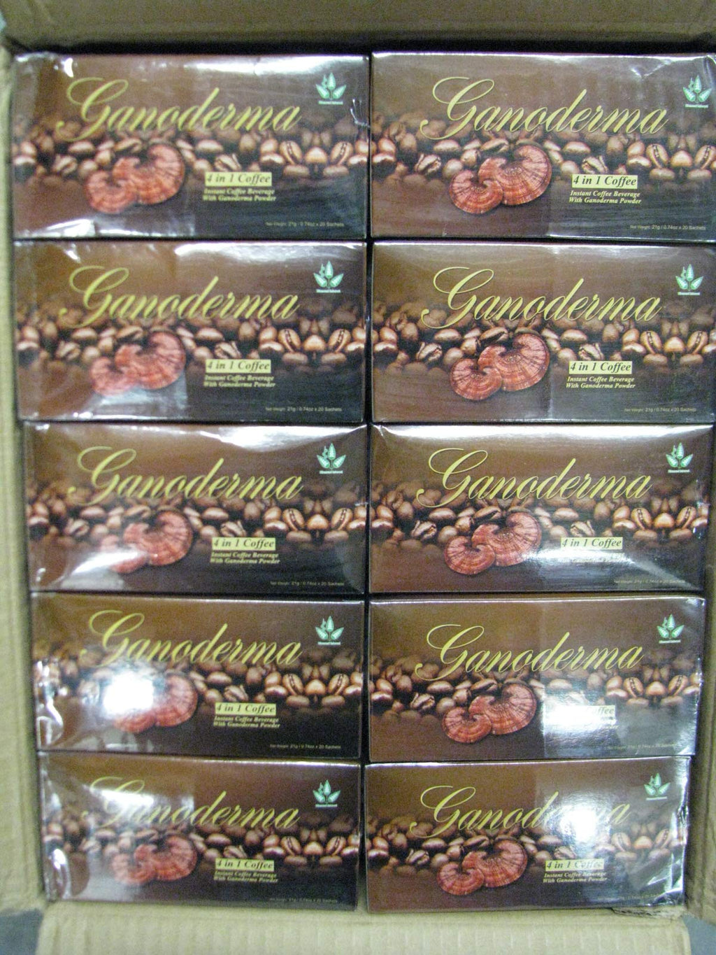 4-in-1 Ganoderma Coffee with Creamer & Sugar, 40 Boxes