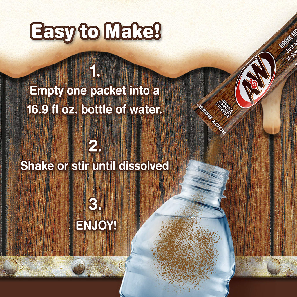 A&W Sugar-Free Powder Drink Mix, Refreshing Beverage
